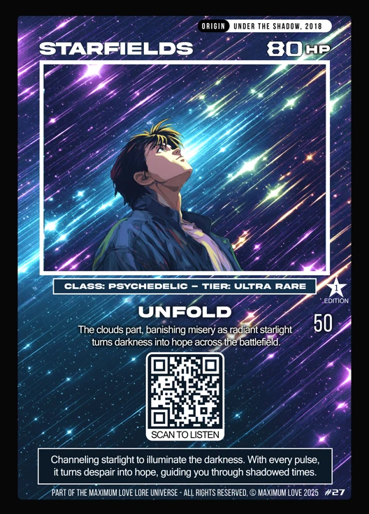 Starfields trading card